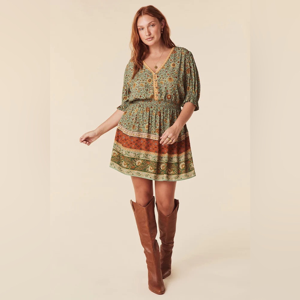 Spell Lady Untamed Playdress in Matcha - Picture 1 of 13